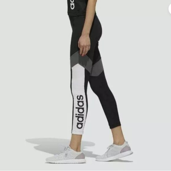 ADIDAS Women's Designed 2 Move Color Block 7/8 Tights Black S (NWOT) - Picture 9 of 10